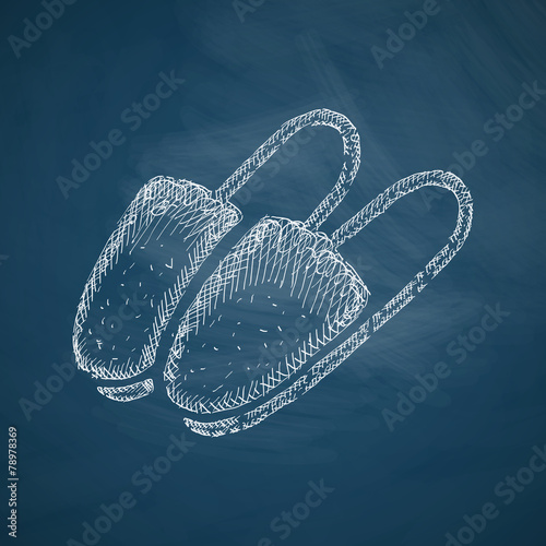 slippers icon