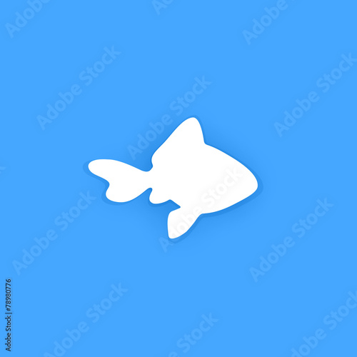 Silhouette of Goldfish