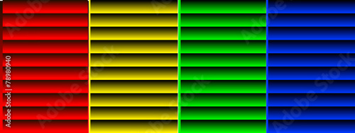 background with colorful metal shutters
