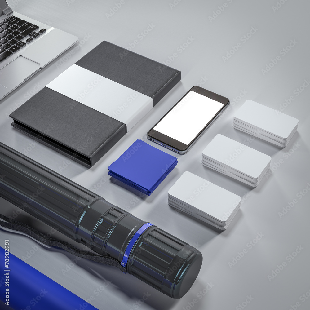 Obraz premium Mockup business template. High resolution.