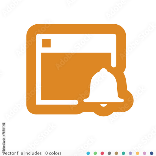 Sticker Icon - Vector file includes all colors