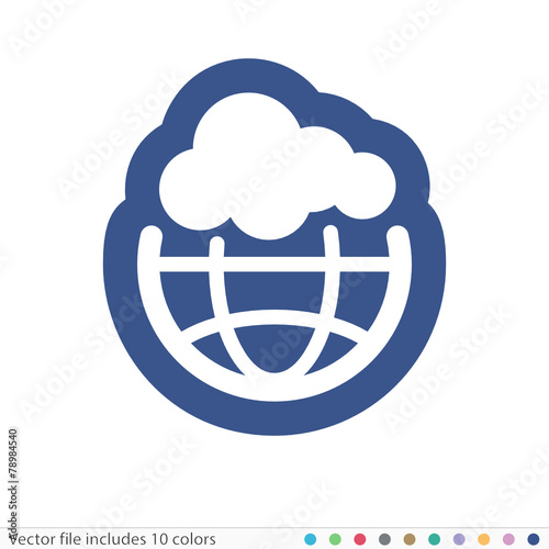 Sticker Icon - Vector file includes all colors