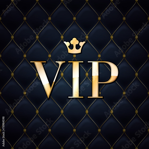 VIP abstract quilted background.