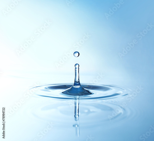Water drop, close-up