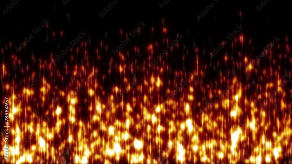 abstract wall of fire 4k