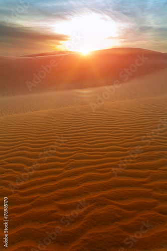 sun, the dunes