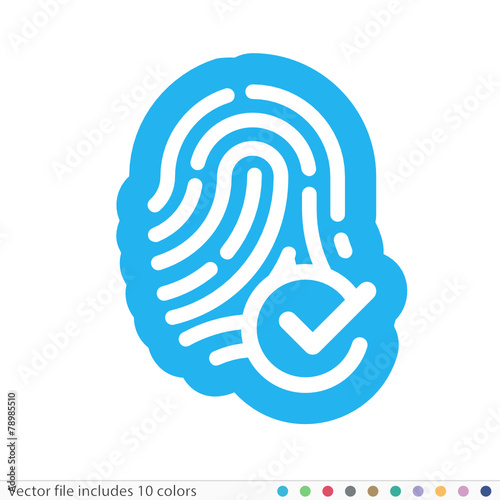 Sticker Icon - Vector file includes all colors