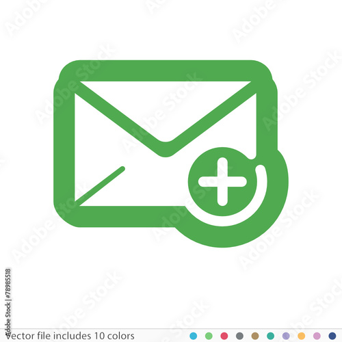 Sticker Icon - Vector file includes all colors