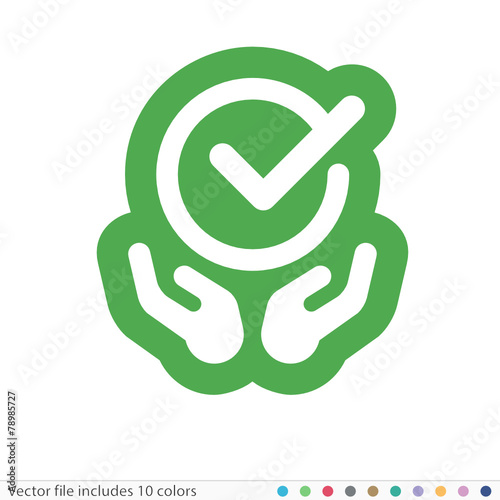 Sticker Icon - Vector file includes all colors