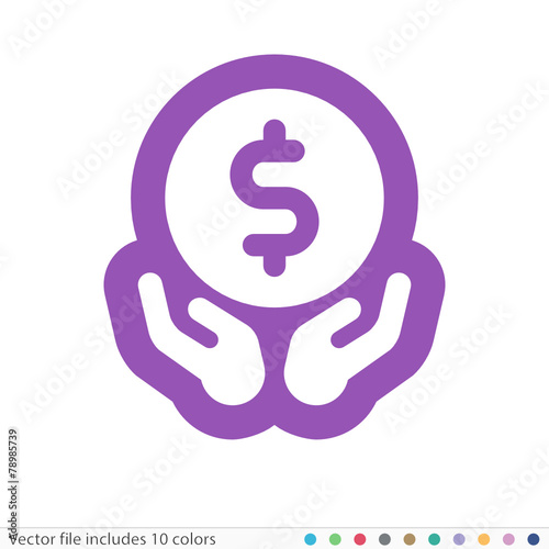 Sticker Icon - Vector file includes all colors