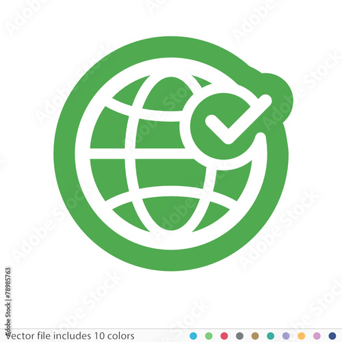 Sticker Icon - Vector file includes all colors