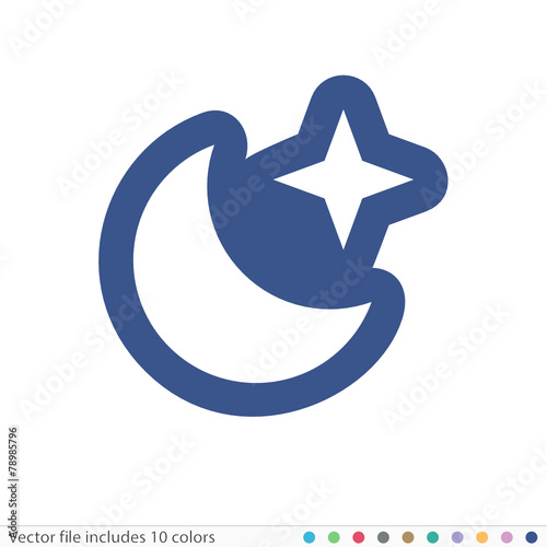 Sticker Icon - Vector file includes all colors