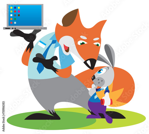 Business.fox seller hare