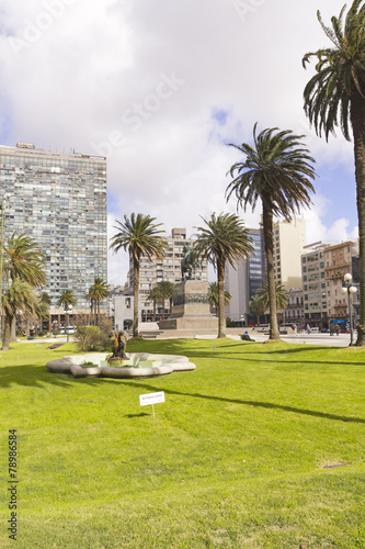 Independence Square, Montevideo, Uruguay