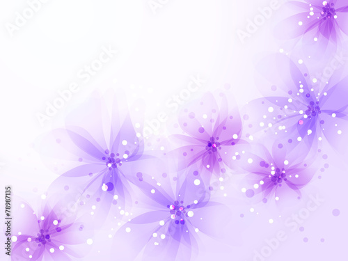Fototapeta Naklejka Na Ścianę i Meble -  vector background with flowers