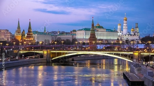 Moscow Kremlin night view