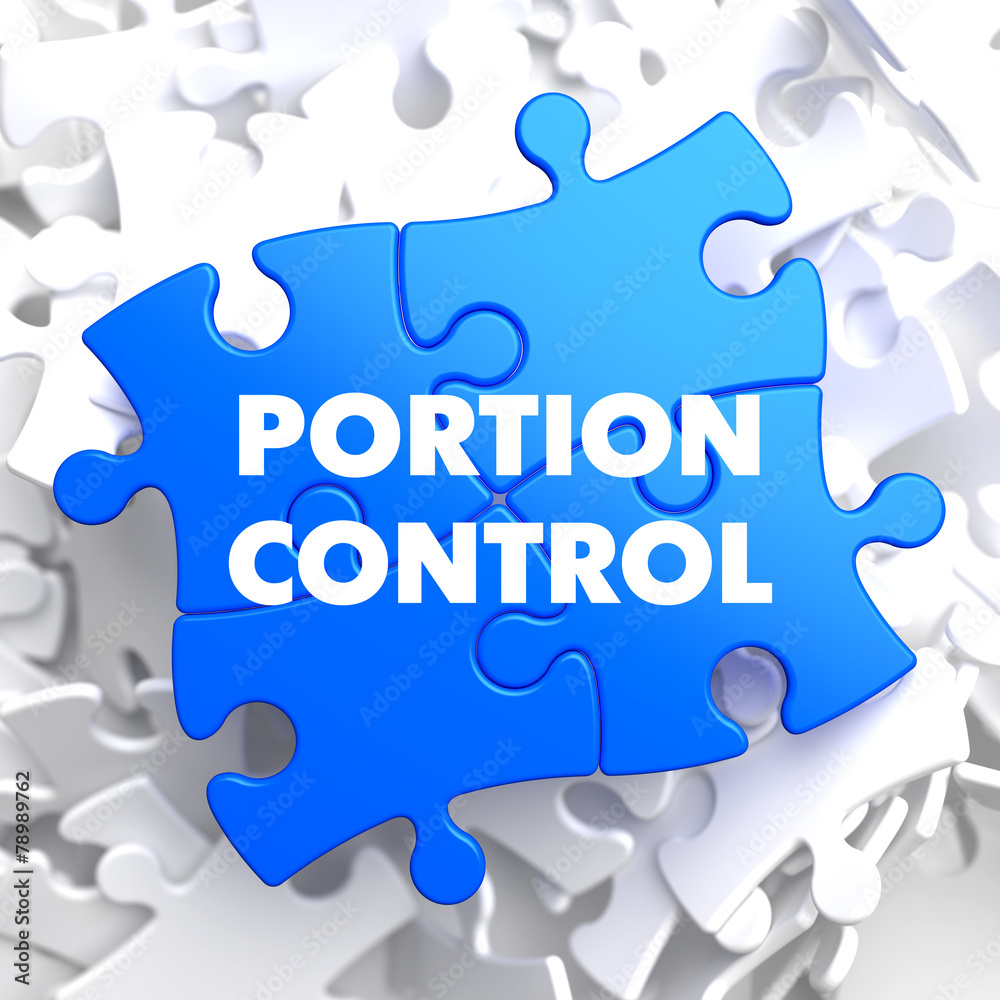 Portion Control on Blue Puzzle. Portion Control on Blue Puzzle.