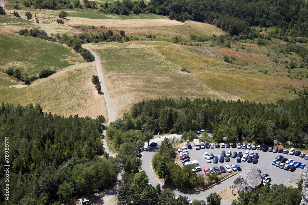 Fototapeta premium Panorama dalla Pietra di Bismantova