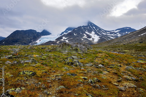 Norwegia ,  góry, krajobraz wiejski © janmiko