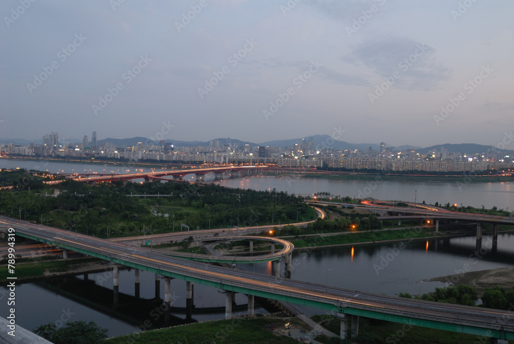 Naklejka premium 건축이미지