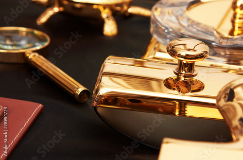 Tableau sur toile Stationery on a table