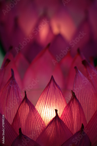 Candles with a soft background ..