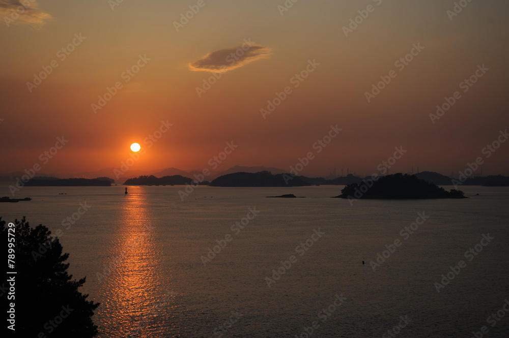 Naklejka premium 풍경이미지