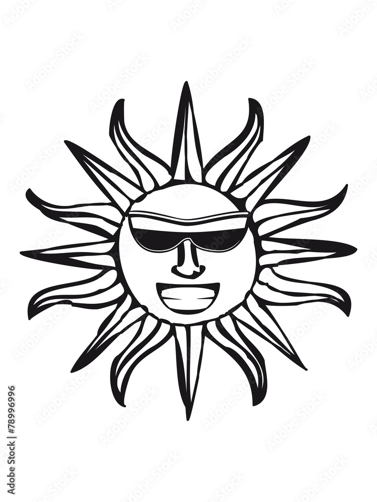 Fototapeta premium summer sun sunglasses good mood holidays
