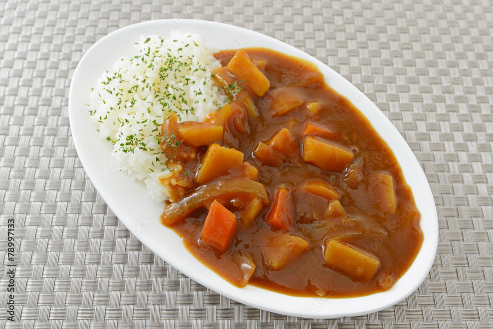 美味しそうなカレーライス 美味しそうなカレーライス