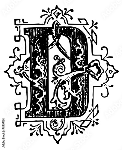 Vintage Floral Alphabet