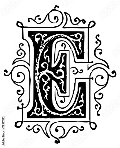 Vintage Floral Alphabet