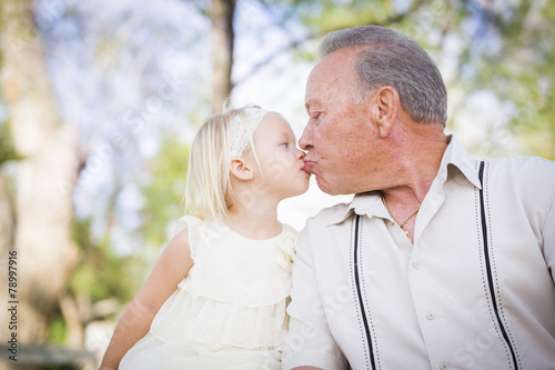 Grandfather and Granddaught...