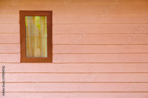 ancient wooden window