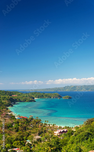 Fototapeta Naklejka Na Ścianę i Meble -  boracay island tropical landscape in philippines
