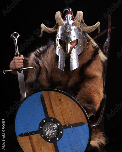 Viking warrior photo