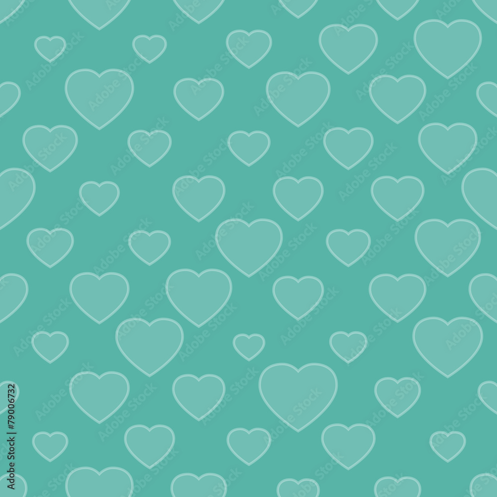 Abstract seamless background with hearts