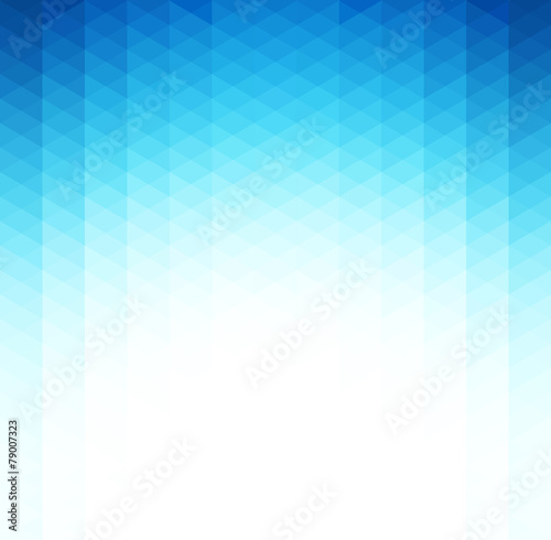 Abstract blue geometric background. Template brochure design