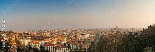 Landscape of Bergamo - lower town