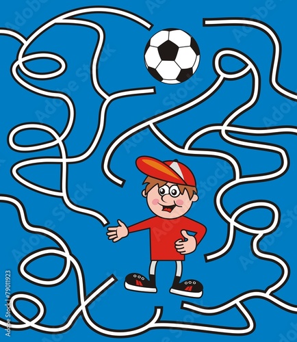 maze, soccer