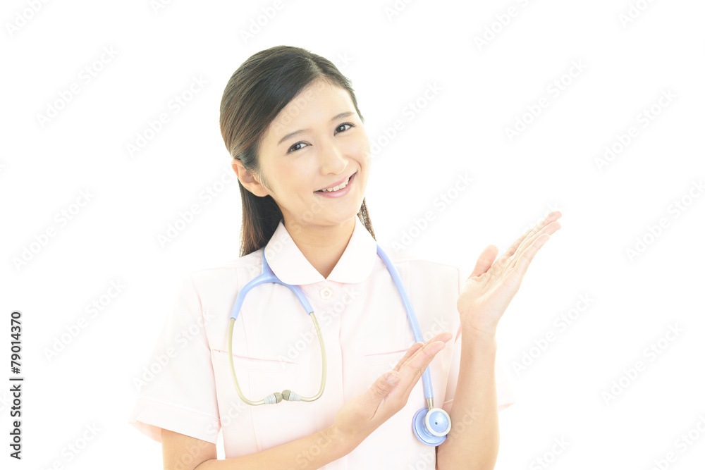 笑顔の看護師 笑顔の看護師