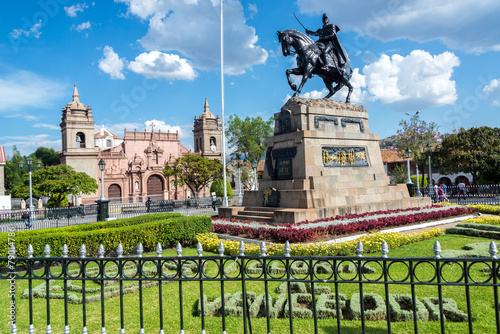 Plaza de Armas in Ayacucho, Peru photo