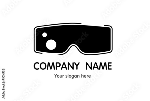 Logo sun glasses
