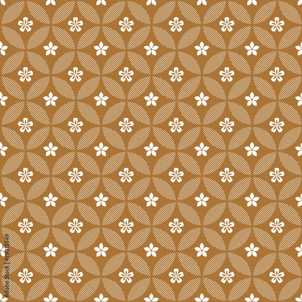 Fototapeta premium Intricate colorful vector pattern of flowers