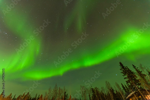 オーロラ　カナダ　イエローナイフ northern light canada © norikko