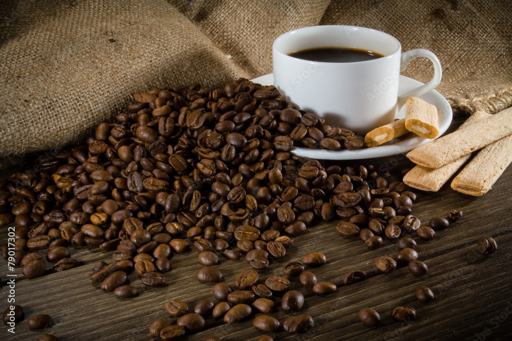 Naklejka premium Coffe Bean