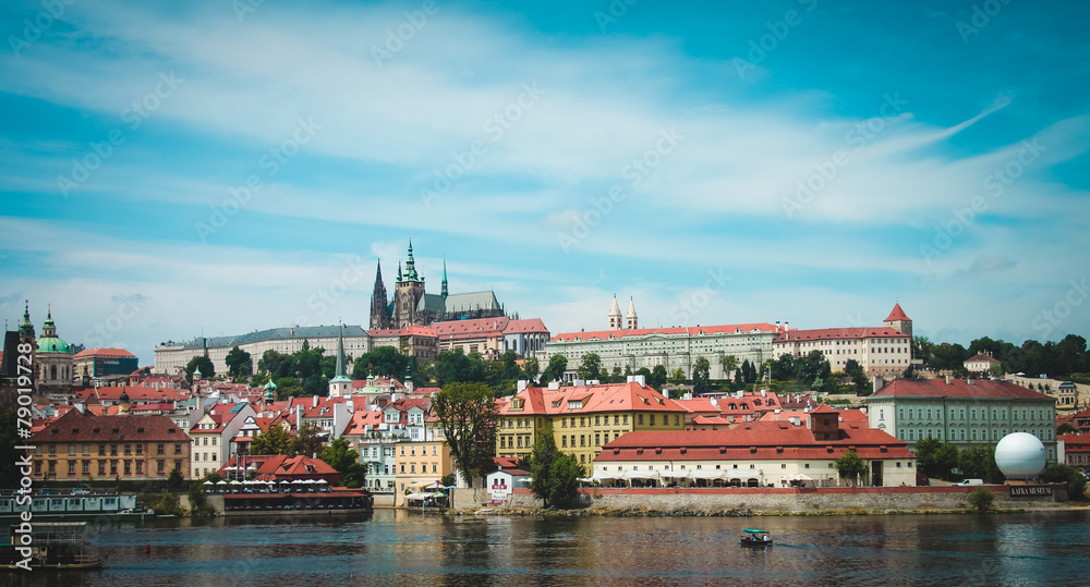 Landscape. Panorama of Prague. Czeh Republic.