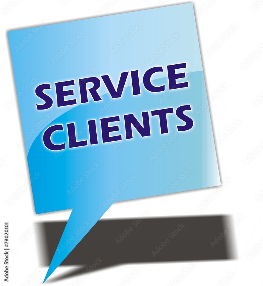 bouton service clients