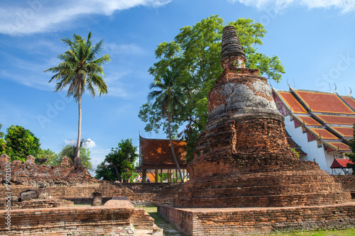 Wat Phra Si Sanphet ruins, Ayutthaya, Thailand. photo