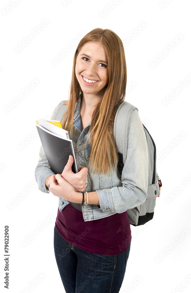 Little Girl with Big Backpack Stock Photo - Image of cheerful, blue:  21640742