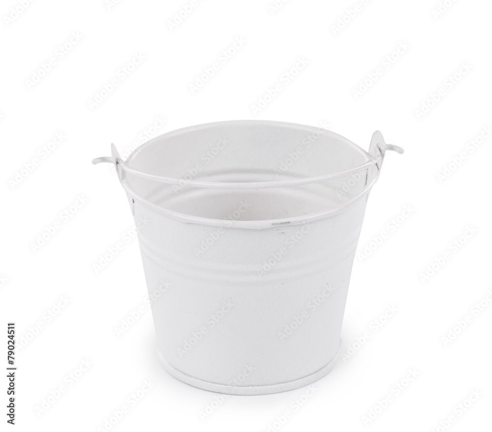Close up of white bucket Close up of white bucket